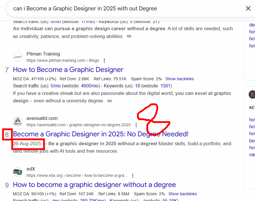 Blog ranking #8 on Google after spam cleanup — dialergiants.com